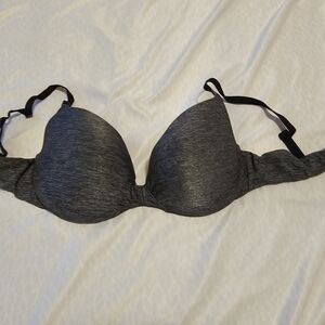 La Senza Push Up Bra Boby Kiss Plunge With  Hooks For Racer Back SZ 34D